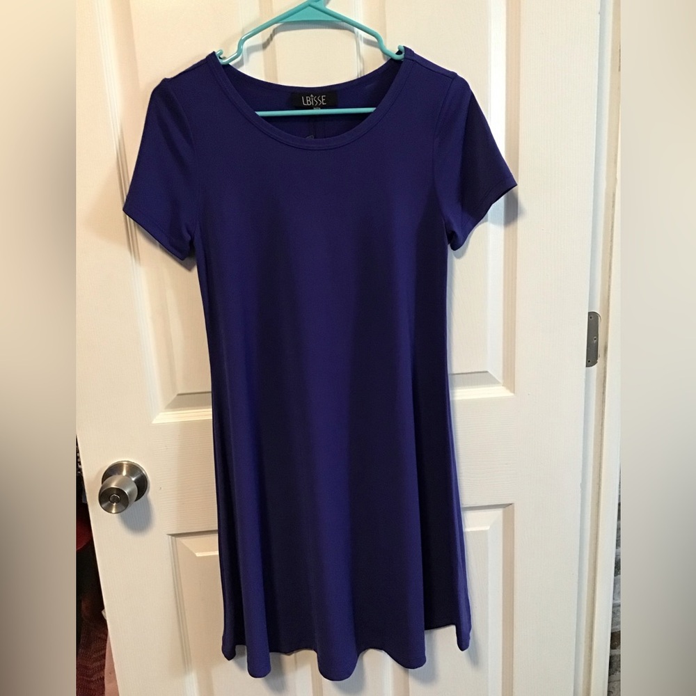 Luxe Rich Purple Midi Dress